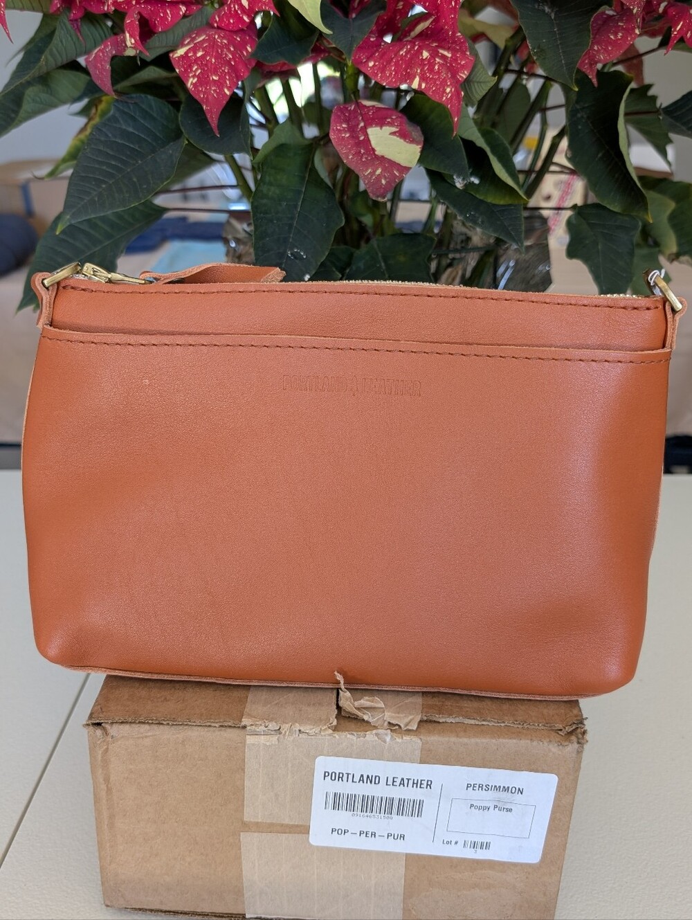 Persimmon Classic Poppy Crossbody Bag